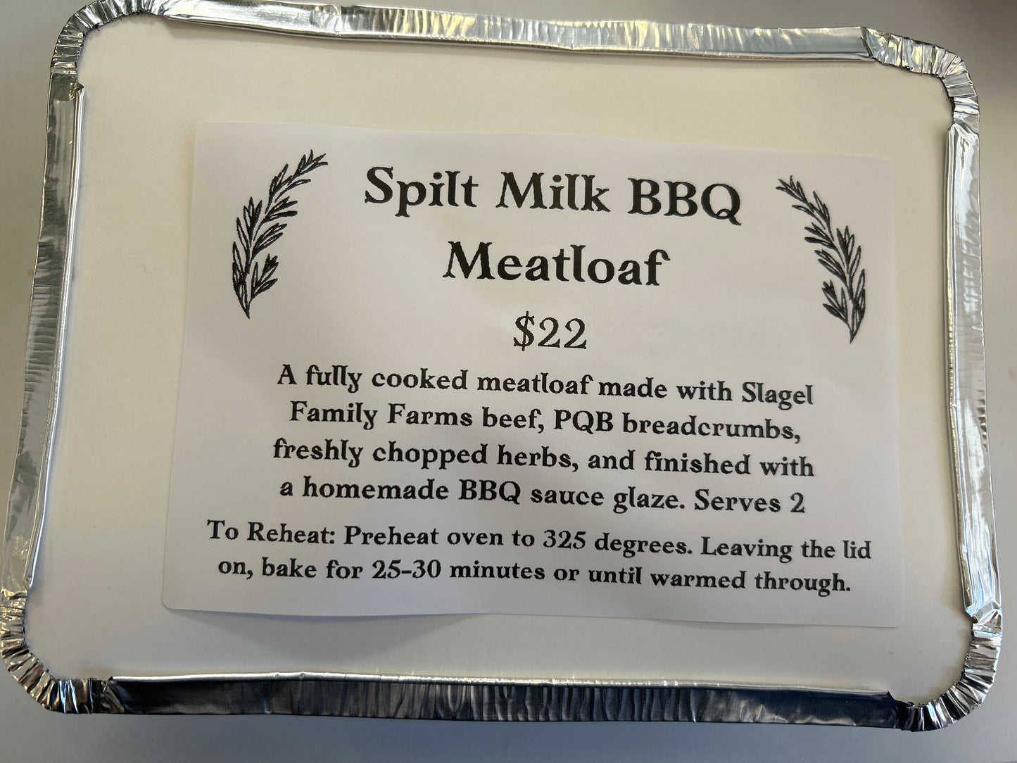 Spilt Milk BBQ Meatloaf