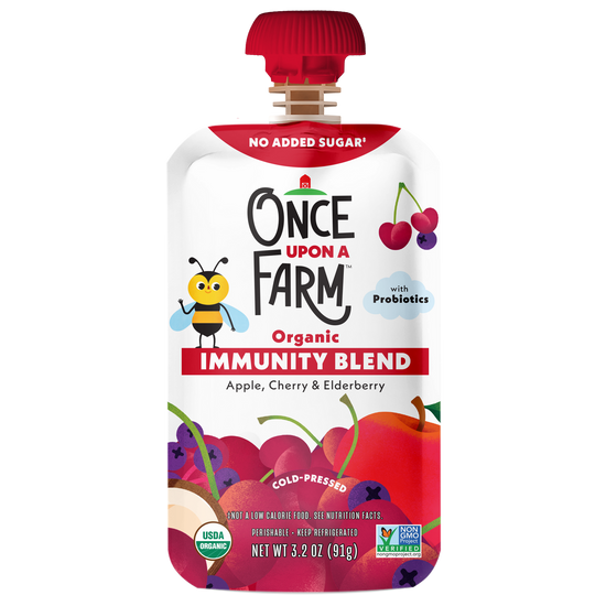 Once Upon A Farm Fruit & Veggie Packet - Immunity Blend Apple Berry