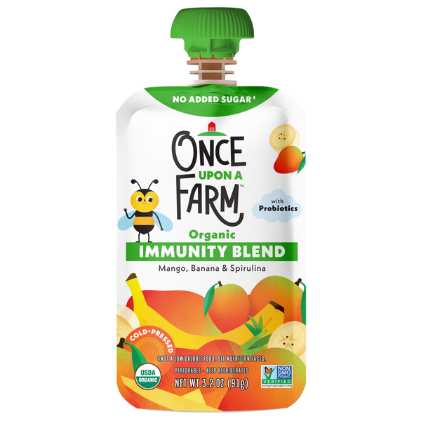 Once Upon A Farm Fruit and Veggie Packet - Immunity Blend Tropical