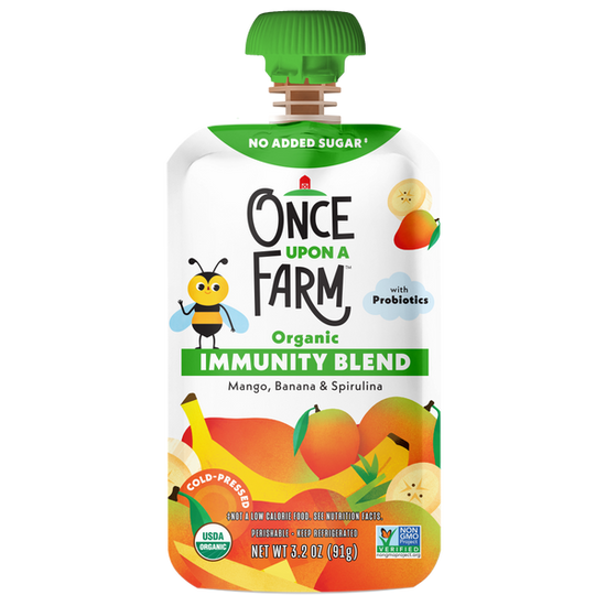 Once Upon A Farm Fruit and Veggie Packet - Immunity Blend Tropical