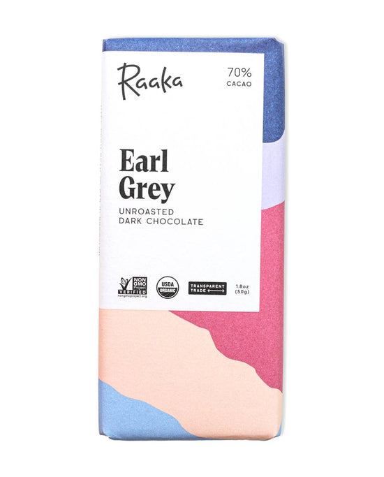 Raaka Earl Grey Tea Chocolate Bar
