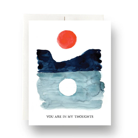 Sun and Moon in My Thoughts - Greeting Card
